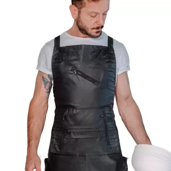 Cool apron for ceramic artist