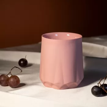 Handmade 4 fl oz / 6 fl oz Double Wall Insulated Thermos Porcelain Cup, Heat-Resistant Cup for Espresso and Coffee